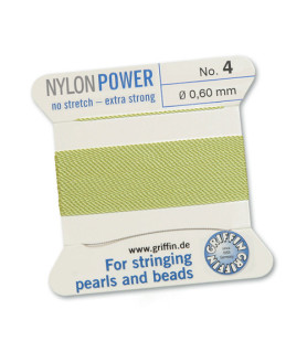 Nylon Power Perlseide jadegrün Griffin - 1