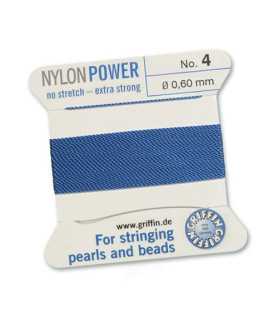 Nylon Power Perlseide blau Griffin - 1