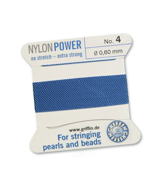 Nylon Power Perlseide blau Griffin - 1