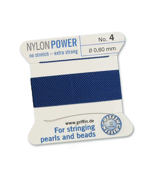 Nylon Power Perlseide dunkelblau Griffin - 1