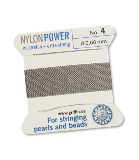 Nylon Power Perlseide grau Griffin - 1