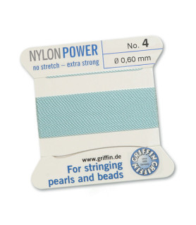 Nylon Power Perlseide türkis Griffin - 1