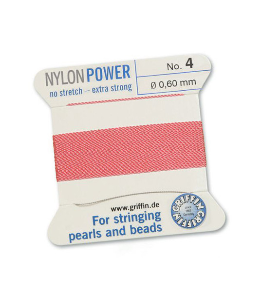Nylon Power Perlseide rosa Griffin - 1