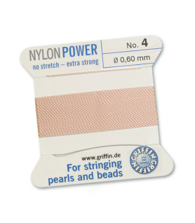 Nylon Power Perlseide hellrosa Griffin - 1