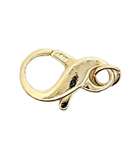 Carabiner "Eight" 20 mm, silver gold plated  - 1