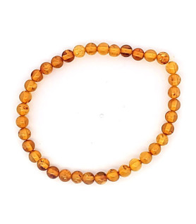 Amber bracelet round 5 mm  - 2