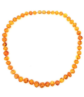 Amber Necklace round 8-12 mm  - 3