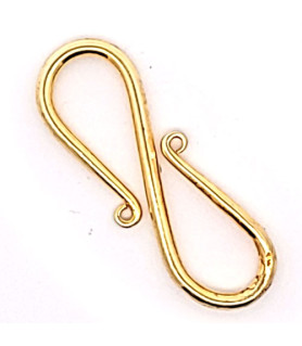 S-Clasp 36 mm, gold-plated silver  - 2