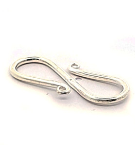 S-Clasp 30 mm, silver  - 1