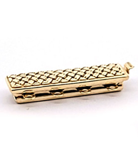 Bracelet box clasp Weave 4-row  - 1