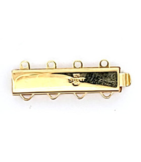 Bracelet box clasp Plain 4-row  - 3