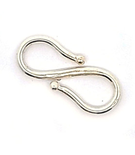 S-clasp 32 mm, silver  - 1