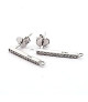 Stud earrings Nimes with zirconia, silver rhodium-plated  - 1