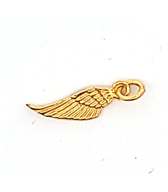 Angel wings silver gold-plated  - 1