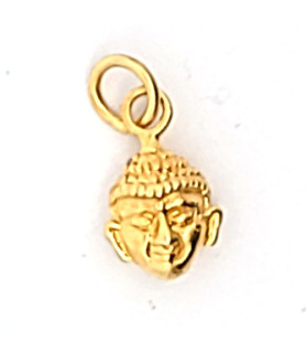 Buddha-Kopf, silber vergoldet  - 2
