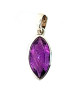 Faceted amethyst pendant  - 1