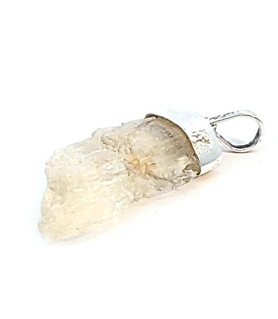 Brazilianite pendant - natural crystal  - 1