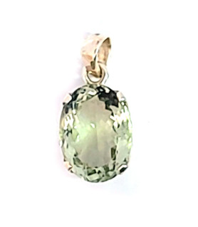 Green quartz pendant  - 1