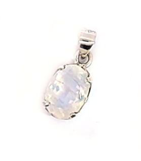 Faceted moonstone pendant  - 1