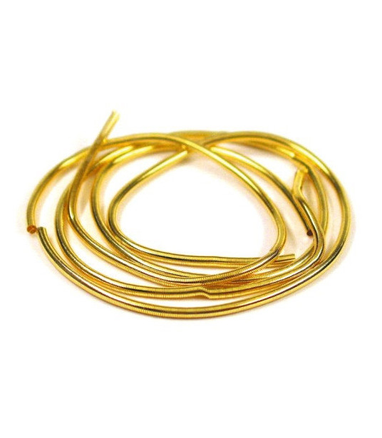 Pearl spiral wire gold 1,2mm Griffin - 1