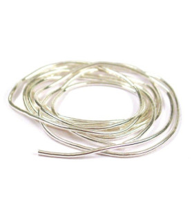 pearl spiral wire silver 0,8mm  - 1