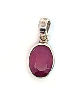 Tourmaline pink (rubellite) pendant  - 1