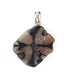 Chiastolite pendant  - 3