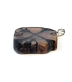 Chiastolite pendant  - 4