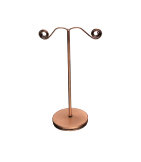 Earring stand metal copper-colored  - 1