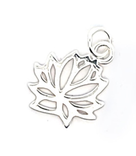 Lotusblüte , silber  - 1