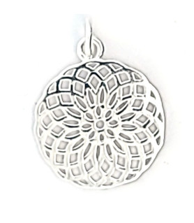 Mandala, silber  - 1