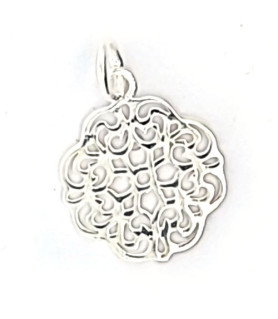 Mandala pendant, silver  - 2