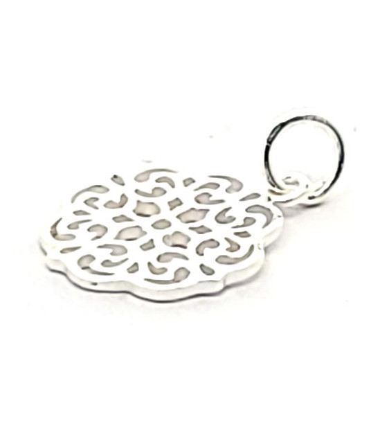 Mandala pendant, silver - 1 Mandala pendant, silver - 1
