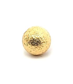 Kugel satiniert vergoldet 10 mm  - 1