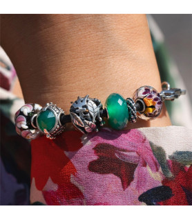 Green Onyx (agate) - Trollbeads Gemstone Bead  - 4