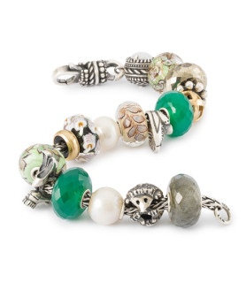 Green Onyx (agate) - Trollbeads Gemstone Bead  - 5