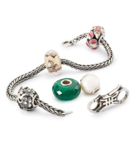 Green Onyx (agate) - Trollbeads Gemstone Bead  - 6