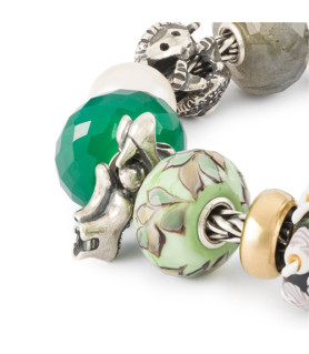 Green Onyx (agate) - Trollbeads Gemstone Bead  - 8