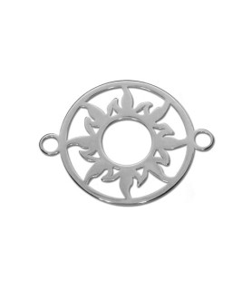 Sun silver element rhodium plated small  - 1