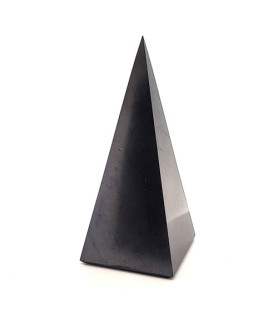 Schungit Pyramide hoch 5 x 5 x 10 cm  - 1