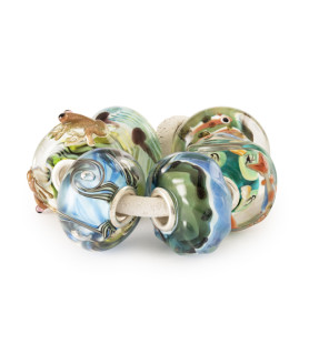Ein Tag am See  - Trollbeads Glas Charm Set Trollbeads - das Original - 1