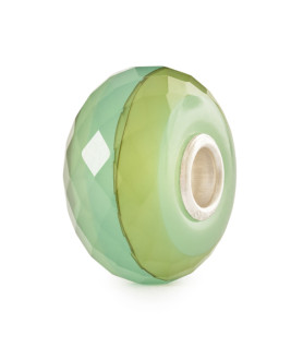 Grüne Flussperle - Trollbeads Glasbead facettiert Trollbeads - das Original - 1