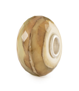 Bronzene Weide - Trollbeads Glasbead facettiert Trollbeads - das Original - 1