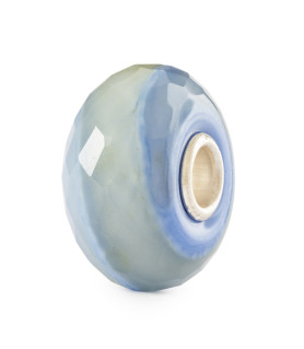 Hellblauer See - Trollbeads Glasbead facettiert Trollbeads - das Original - 1