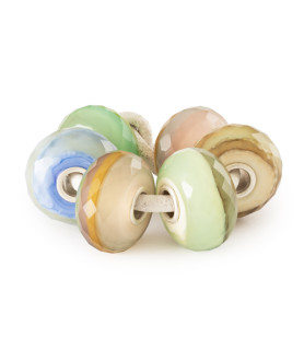Kieselsteine - Trollbeads Glasbeads Set facettiert Trollbeads - das Original - 1