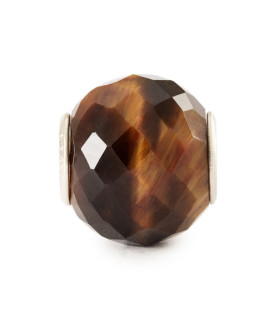 Round faceted yellow tiger's eye - Trollbeads Gemstone Bead Trollbeads - das Original - 3