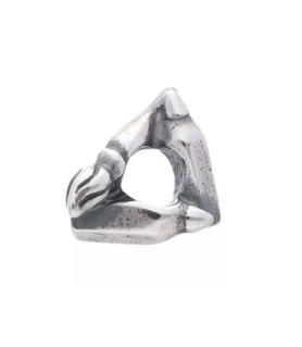 "Art-to-Go" Pinselstrich - Trollbeads Silber-Charm  - 1