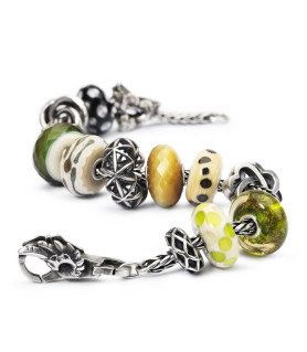 Cat's Eye Quartz - Trollbeads Gemstone Charm, faceted Trollbeads - das Original - 4