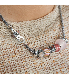 Round Strawberry Quartz Facet - Trollbeads Gemstone Charm Trollbeads - das Original - 5