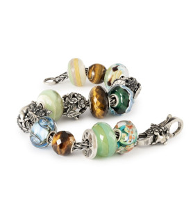 Round faceted yellow tiger's eye - Trollbeads Gemstone Bead faceted Trollbeads - das Original - 5